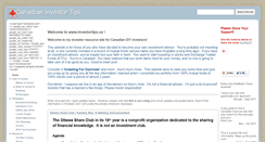 Desktop Screenshot of investortips.ca